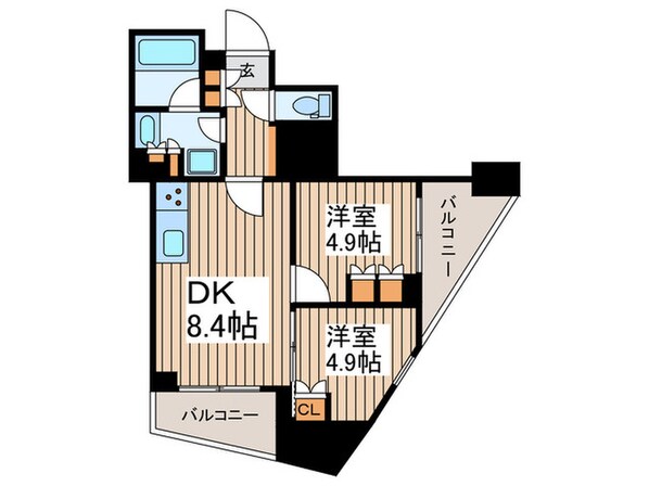 nido蔵前Avenueの物件間取画像